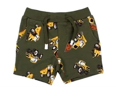 Name It shorts sweat olive night JCB traktor